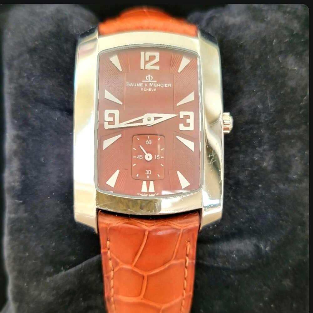 Baume & Mercier Men’s Swiss Watch | Rectangular Case | Swiss Made - Picture 3 of 16